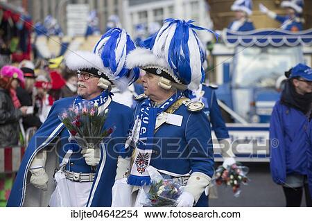 Carnevalist group, blaue Funken, Carnival Monday procession, Cologne, North Rhine-Westphalia, Germany, Europe View Large Photo Image Picture - Carnevalist group, blaue Funken, Carnival Monday procession, Cologne, North Rhine-Westphalia, Germany, Europe. Fotosearch