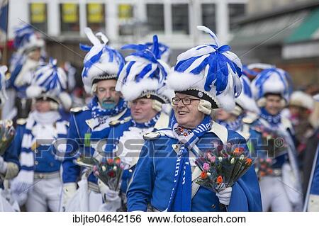 Carnevalist group, blaue Funken, Carnival Monday procession, Cologne, North Rhine-Westphalia, Germany, Europe View Large Photo Image Stock Photograph - Carnevalist group, blaue Funken, Carnival Monday procession, Cologne, North Rhine-Westphalia, Germany, Europe. Fotosearch