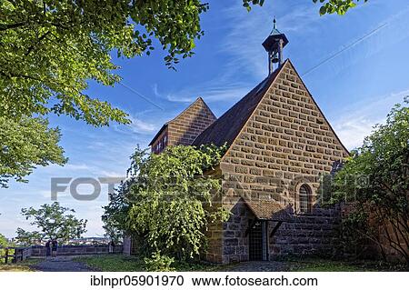 Stock Image - Castle Chapel St. Walburgis, Burgrave Castle, Nuremberg Castle, Nuremberg, Middle Franconia, Franconia, Bavaria, Germany, Europe. Fotosearch
