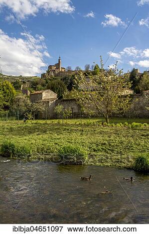 Stock Photo - Castle of Marchidial, Champeix, Puy de Dome department, Auvergne, France, Europe. Fotosearch