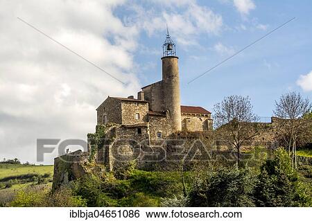 Castle of Marchidial, Champeix, Puy de Dome department, Auvergne, France, Europe View Large Photo Image Stock Photograph - Castle of Marchidial, Champeix, Puy de Dome department, Auvergne, France, Europe. Fotosearch