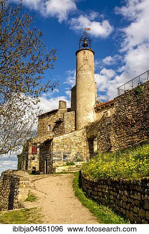 Castle of Marchidial, Champeix, Puy de Dome department, Auvergne, France, Europe View Large Photo Image Stock Photograph - Castle of Marchidial, Champeix, Puy de Dome department, Auvergne, France, Europe. Fotosearch