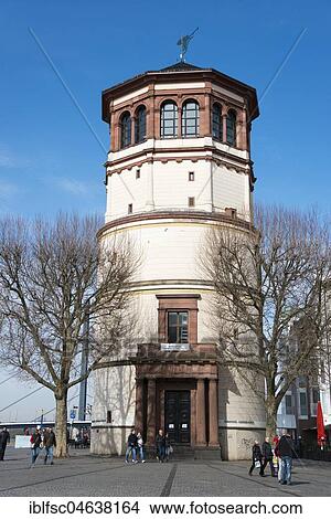 Castle Tower, Maritime Museum, Düsseldorf, North Rhine-Westphalia, Germany, Europe View Large Photo Image Picture - Castle Tower, Maritime Museum, Düsseldorf, North Rhine-Westphalia, Germany, Europe. Fotosearch