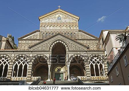 Cathedral of Sant' Andrea, Amalfi, Amalfi Coast, Campania, Italy, Europe View Large Photo Image Stock Photo - Cathedral of Sant' Andrea, Amalfi, Amalfi Coast, Campania, Italy, Europe. Fotosearch