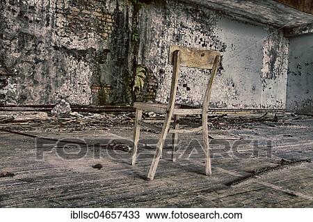 Chair in destroyed building, ghost town Prypyat in the Chernobyl region, Prypyat, Kiev Oblast, Ukraine, Europe View Large Photo Image Stock Image - Chair in destroyed building, ghost town Prypyat in the Chernobyl region, Prypyat, Kiev Oblast, Ukraine, Europe. Fotosearch