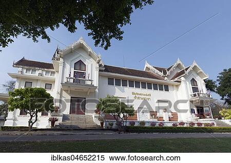 Stock Photography - Chao Sam Phraya National Museum, Ayutthaya History Park, Ayutthaya, Thailand, Asia. Fotosearch