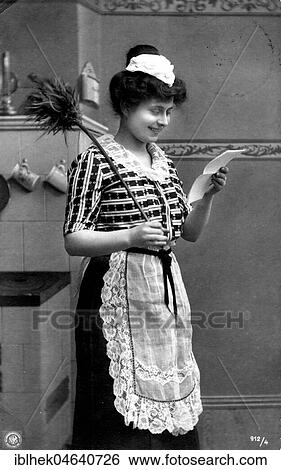 Charwoman with love letter, 1910s, exact place unknown, Germany, Europe View Large Photo Image Stock Photograph - Charwoman with love letter, 1910s, exact place unknown, Germany, Europe. Fotosearch