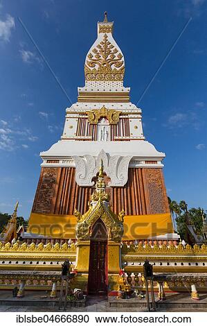 Chedi of Wat Phra That Phanom, temple complex in Amphoe That Phanom, Nakhon Phanom Province, Isan, Thailand, Asia View Large Photo Image Stock Image - Chedi of Wat Phra That Phanom, temple complex in Amphoe That Phanom, Nakhon Phanom Province, Isan, Thailand, Asia. Fotosearch