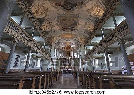 Church, interior with ceiling freco, Neustädter Kirche, baroque church, Erlangen, Middle Franconia, Bavaria, Germany, Europe View Large Photo Image Stock Photograph - Church, interior with ceiling freco, Neustädter Kirche, baroque church, Erlangen, Middle Franconia, Bavaria, Germany, Europe. Fotosearch
