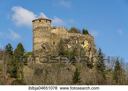 Château de Busséol, Castle, Busseol, Puy-de-Dome department, Auvergne, France, Europe View Large Photo Image Stock Photo - Château de Busséol, Castle, Busseol, Puy-de-Dome department, Auvergne, France, Europe. Fotosearch