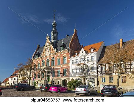 City Hall on the Market Square, Dahlen, Saxony, Germany, Europe View Large Photo Image Stock Photo - City Hall on the Market Square, Dahlen, Saxony, Germany, Europe. Fotosearch