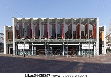 City theater, building from 1963, Krefeld, Niederrhein, Nordrhein-Wesfalen, Germany, Europe View Large Photo Image Stock Photo - City theater, building from 1963, Krefeld, Niederrhein, Nordrhein-Wesfalen, Germany, Europe. Fotosearch