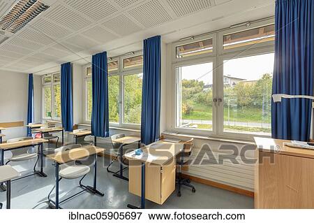 Classroom, School, Corona, Bavaria, Germany, Europe View Large Photo Image Stock Photo - Classroom, School, Corona, Bavaria, Germany, Europe. Fotosearch