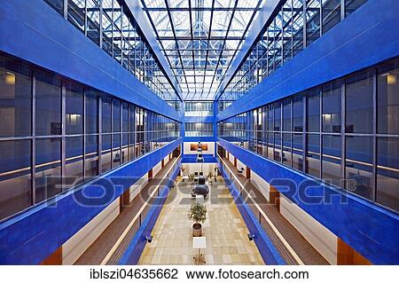 Stock Image - Conference Hotel Lichthof, Gelsenkirchen, Ruhr Area, North Rhine-Westphalia, Germany, Europe. Fotosearch