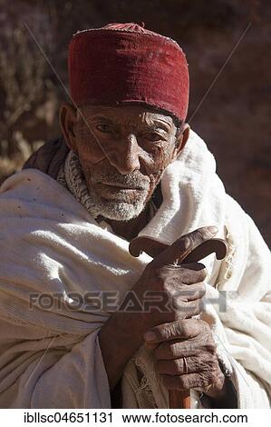Coptic priest, portrait, Lalibela, Ethiopia, Africa View Large Photo Image Stock Image - Coptic priest, portrait, Lalibela, Ethiopia, Africa. Fotosearch