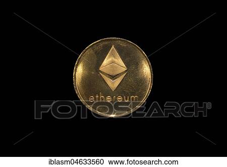 Cryptocurrency Ethereum, gold coin, studio photo, cutout, black background View Large Photo Image Stock Image - Cryptocurrency Ethereum, gold coin, studio photo, cutout, black background. Fotosearch