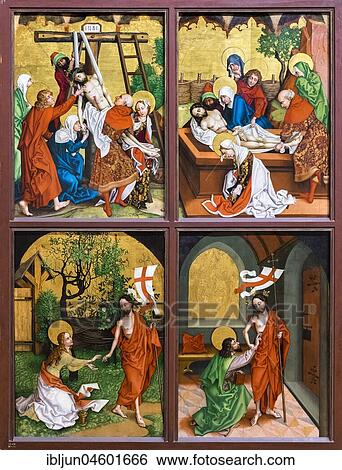 Cycle of paintings Passion Christi, Retable des Dominicains, c. 1480, Dominican altar, Martin Schongauer, Museum Unterlinden, Musée Unterlinden, Colmar, Alsace, France, Europe View Large Photo Image Stock Photograph - Cycle of paintings Passion Christi, Retable des Dominicains, c. 1480, Dominican altar, Martin Schongauer, Museum Unterlinden, Musée Unterlinden, Colmar, Alsace, France, Europe. Fotosearch