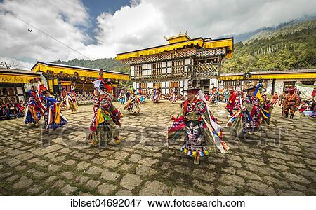Dancer at Mask Dance, Religious Tsechu Monastery Festival, Gasa Tshechu Festival, Gasa District, Himalaya Region, Kingdom of Bhutan View Large Photo Image Stock Photo - Dancer at Mask Dance, Religious Tsechu Monastery Festival, Gasa Tshechu Festival, Gasa District, Himalaya Region, Kingdom of Bhutan. Fotosearch