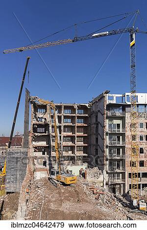 Demolition of the administrative building of the former main post office, Nuremberg, Middle Franconia, Bavaria, Germany, Europe View Large Photo Image Stock Photo - Demolition of the administrative building of the former main post office, Nuremberg, Middle Franconia, Bavaria, Germany, Europe. Fotosearch