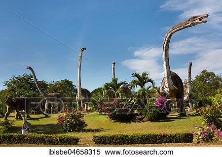 Dinosaur Park, Jurassic Park, Non Buri, Sahatsakhan district, Kalasin province, Isan, Northeast Thailand View Large Photo Image Stock Photography - Dinosaur Park, Jurassic Park, Non Buri, Sahatsakhan district, Kalasin province, Isan, Northeast Thailand. Fotosearch