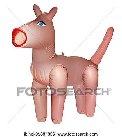Stock Photograph - Dog as sex doll, Berlin, Germany, Europe. Fotosearch