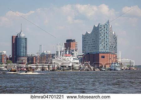 Elbe Philharmonic Hall, Elphie, next to buildings of the Speicherstadt, in front sailing ship Cap San Diego, Hamburger Hafen, Hamburg View Large Photo Image Stock Image - Elbe Philharmonic Hall, Elphie, next to buildings of the Speicherstadt, in front sailing ship Cap San Diego, Hamburger Hafen, Hamburg. Fotosearch