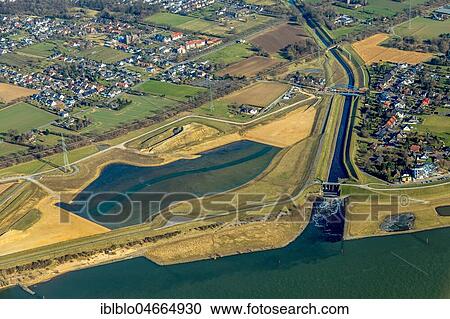 Estuary of the Emscher river into the Rhine, Dinslaken, Ruhr Area, North Rhine-Westphalia, Germany, Europe View Large Photo Image Stock Image - Estuary of the Emscher river into the Rhine, Dinslaken, Ruhr Area, North Rhine-Westphalia, Germany, Europe. Fotosearch