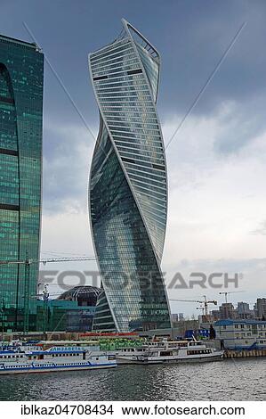 Evolution Tower, Moscow-City, Moscow, Russia, Europe View Large Photo Image Picture - Evolution Tower, Moscow-City, Moscow, Russia, Europe. Fotosearch