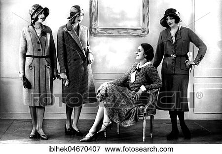 Fashion, four women in typical 20s fashion, 1920s, Germany, Europe View Large Photo Image Stock Photo - Fashion, four women in typical 20s fashion, 1920s, Germany, Europe. Fotosearch