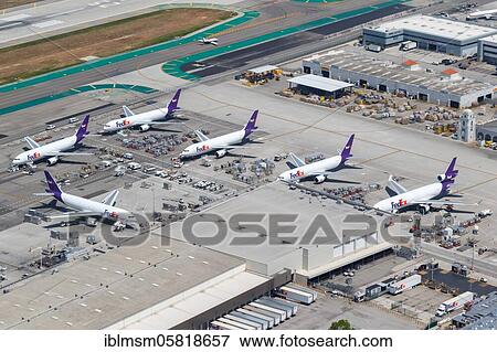 FedEx Express aircraft at Los Angeles Airport (LAX) in the, Los Angeles, USA, North America View Large Photo Image Stock Photo - FedEx Express aircraft at Los Angeles Airport (LAX) in the, Los Angeles, USA, North America. Fotosearch