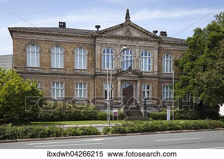 Stock Photography - Felix-Nussbaum-Haus, Kulturgeschichtliches Museum, Altstadt, Osnabruck, Niedersachsen, Deutschlnad. Fotosearch