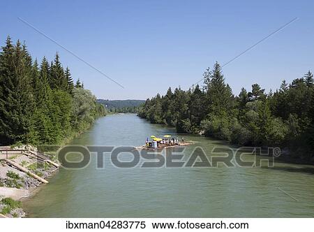 Flossfahrt auf der Isar, Naturschutzgebiet Isarauen, Pupplinger Au, Wolfratshausen, Oberbayern, Bayern, Deutschland, Europa View Large Photo Image Stock Photography - Flossfahrt auf der Isar, Naturschutzgebiet Isarauen, Pupplinger Au, Wolfratshausen, Oberbayern, Bayern, Deutschland, Europa. Fotosearch