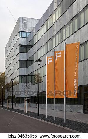 Stock Photography - Folkwang University, Essen, Ruhr area, North Rhine-Westphalia, Germany, Europe. Fotosearch