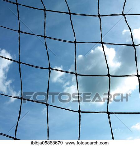 Football goal net against cloudy sky, France, Europe View Large Photo Image Stock Photo - Football goal net against cloudy sky, France, Europe. Fotosearch