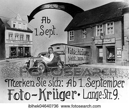 Foto-Krüger advertising, 1920s, exact location unknown, Germany, Europe View Large Photo Image Stock Photograph - Foto-Krüger advertising, 1920s, exact location unknown, Germany, Europe. Fotosearch