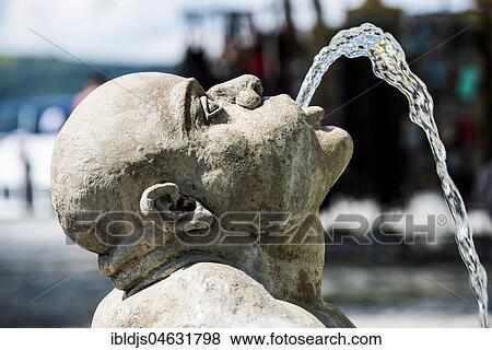 Fountain figure, gargoyle by Peter Lenk, Überlingen, Lake Constance, Baden-Württemberg, Germany, Europe View Large Photo Image Stock Photo - Fountain figure, gargoyle by Peter Lenk, Überlingen, Lake Constance, Baden-Württemberg, Germany, Europe. Fotosearch