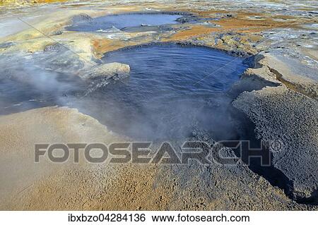 Fumarolen und Solfatare am Hverarond, Namafjall, Dampfaustritt und Schwefelwasseraustritt, Myvatn-Gebiet, Island, Europa View Large Photo Image Stock Photograph - Fumarolen und Solfatare am Hverarond, Namafjall, Dampfaustritt und Schwefelwasseraustritt, Myvatn-Gebiet, Island, Europa. Fotosearch