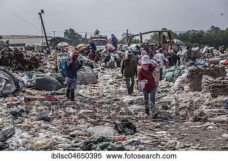 Garbage collectors on rubbish dump on the outskirts, Phnom Penh, Cambodia, Asia View Large Photo Image Stock Photography - Garbage collectors on rubbish dump on the outskirts, Phnom Penh, Cambodia, Asia. Fotosearch