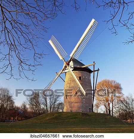 Geismühle, historical windmill, Krefeld, Niederrhein, North Rhine-Westphalia, Germany, Europe View Large Photo Image Stock Image - Geismühle, historical windmill, Krefeld, Niederrhein, North Rhine-Westphalia, Germany, Europe. Fotosearch