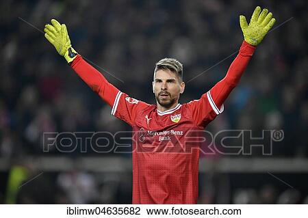 Goalkeeper Ron-Robert Zieler gesticulates, VfB Stuttgart, Mercedes-Benz Arena, Stuttgart, Baden-Württemberg, Germany, Europe View Large Photo Image Stock Image - Goalkeeper Ron-Robert Zieler gesticulates, VfB Stuttgart, Mercedes-Benz Arena, Stuttgart, Baden-Württemberg, Germany, Europe. Fotosearch