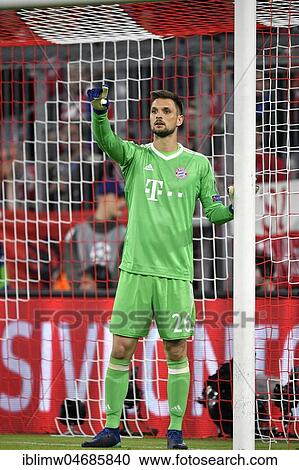 Stock Image - Goalkeeper Sven Ulreich, FC Bayern Munich, Allianz Arena, Munich, Bavaria, Germany, Europe. Fotosearch
