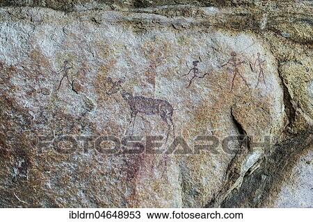 Gobabis Rock Art by the San Bushmen, Ghoha Hills or Bushman Hill, about 5, 000 years old, Savuti, Chobe National Park, Chobe District, Botswana, Africa View Large Photo Image Stock Image - Gobabis Rock Art by the San Bushmen, Ghoha Hills or Bushman Hill, about 5, 000 years old, Savuti, Chobe National Park, Chobe District, Botswana, Africa. Fotosearch