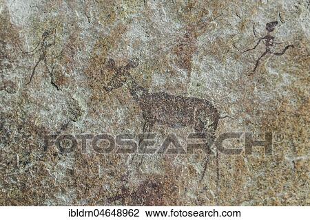 Gobabis Rock Art by the San Bushmen, Ghoha Hills or Bushman Hill, about 5, 000 years old, Savuti, Chobe National Park, Chobe District, Botswana, Africa View Large Photo Image Stock Image - Gobabis Rock Art by the San Bushmen, Ghoha Hills or Bushman Hill, about 5, 000 years old, Savuti, Chobe National Park, Chobe District, Botswana, Africa. Fotosearch
