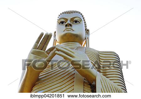 Golden Buddha Statue, Dambulla, Golden Temple, Rangiri Vihara, Central Province, Sri Lanka, Asia View Large Photo Image Stock Image - Golden Buddha Statue, Dambulla, Golden Temple, Rangiri Vihara, Central Province, Sri Lanka, Asia. Fotosearch