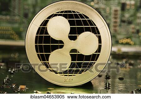 Golden coin ripple, XRP, symbol image crypto currency, digital currency View Large Photo Image Stock Photography - Golden coin ripple, XRP, symbol image crypto currency, digital currency. Fotosearch