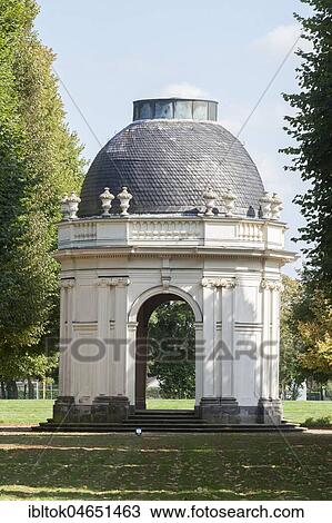 Stock Image - Great Garden Herrenhausen, Temple Remy de La Fosse, Hanover, Lower Saxony, Germany, Europe. Fotosearch