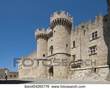 Grossmeisterpalast, Rhodos-Stadt, Rhodos, Dodekanes, Griechenland, Europa View Large Photo Image Stock Photograph - Grossmeisterpalast, Rhodos-Stadt, Rhodos, Dodekanes, Griechenland, Europa. Fotosearch