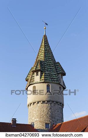 Gruner Turm, Ravensburg, Oberschwaben, Baden-Wurttemberg, Deutschland, Europa View Large Photo Image Stock Image - Gruner Turm, Ravensburg, Oberschwaben, Baden-Wurttemberg, Deutschland, Europa. Fotosearch