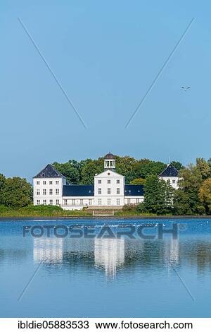 Gråsten Slot, Gravenstein Castle, summer residence of the Danish Queen Margrete II, Lake Castle, Gråsten, South Jutland, Denmark, Europe View Large Photo Image Stock Image - Gråsten Slot, Gravenstein Castle, summer residence of the Danish Queen Margrete II, Lake Castle, Gråsten, South Jutland, Denmark, Europe. Fotosearch