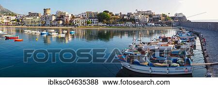 Harbor with fishing boats, behind Monte Epomeo, Forio, Ischia, Calabria, Italy, Europe View Large Photo Image Stock Photo - Harbor with fishing boats, behind Monte Epomeo, Forio, Ischia, Calabria, Italy, Europe. Fotosearch